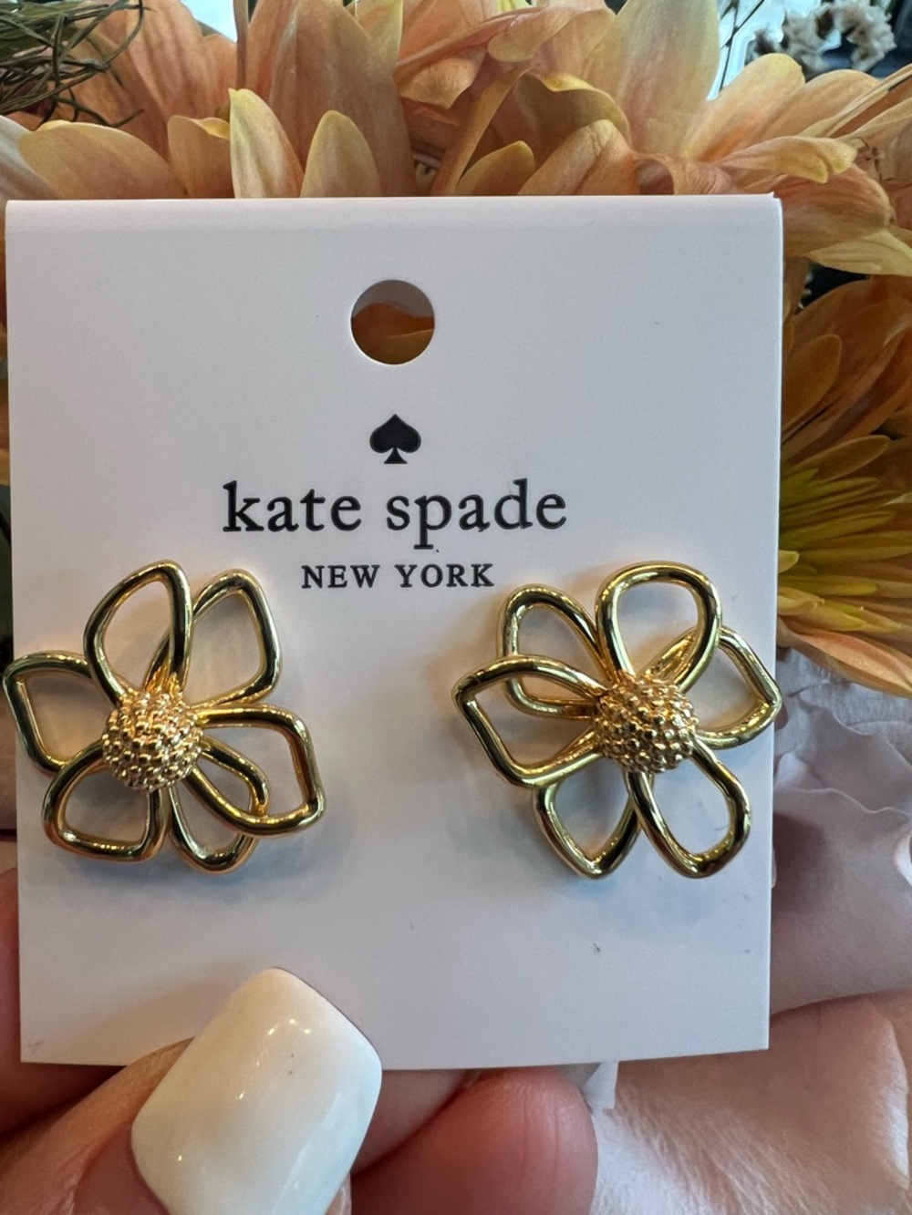 Kate Spade flower stud Earrings